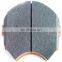 Brake pads auto Spare Parts no noise for KOREA CAR OEM:58101-17A00