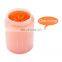 Transparent Pets Foot Washing Cup Dogs Cats Claw Feet Cleaning Cup Feet Cleaner