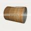 Full form size prepainted galvanized color coated ppgi steel sheet coil price with wood grain