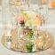 High quality candle mirror chandelier table centerpiece silver bling candle holder