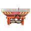 Agricultural tractor mounted PTO double-disc fertilizer spreader
