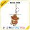 Novelty animal series easy open retractable snap hook key ring wholesale