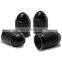 Black Aluminum Valve Stem Caps, Black Metal Bullet Alloy Tyre Wheel Air Dust Caps, Dome Cone Shape Tire caps