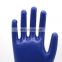 13 gauge polyester blue nitrile smooth coating gloves