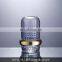 Most Popular Consumer Small Decorative Gold Crystal Glass Tall Vase flower Vintage Style For Wedding
