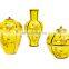 Luxury New Chinese Ceramic Cabinet Table Decoration On-glazed Large Ceramic Storage Jar with Lid