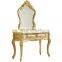 home center cheap antique luxury gold bedroom furniture dressers with mirrors