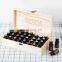 Natural hot sale wood essential oil bottle box 32 grids display box wooden packaging box