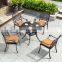 outdoor furniture patio sets wrought iron aluminum table and chairs