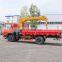 6300KG truck mounted crane with cargo body