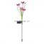 Solar Rose Flower Light Waterproof Garden Landscape Lamp Outdoor Home Decorative Flower Night Lights