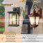 Outdoor Wall Mount Lights 2 Pack, 1-Light Exterior Sconces Lantern in Black Finish with Clear Seeded Glass