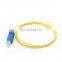 SC APC UPC Sm 9/125 1m 1.5m 0.9mm G652d G657A PVC LSZH Fiber Optic Pigtail