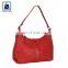 Eye Catching Luxurious Good Quality Swiss Cotton Stitching Women Genuine Leather Handbag