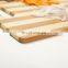 Non-slip Drain Cutting Board Rectangle Round Bamboo Kitchen Cutting Board