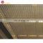 Decorative perforated metal sheet ceiling