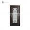 Simple Cast Forged iron Front Main Gate grey Color wrought iron Door grill Design