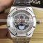 Men's Fashion Business Multifunction Stainless Steel Silver Case 41mm Men's Automatic Mechanical Watch