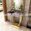 Luxury console tables gold frame marble console table morderm
