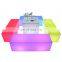 outdoor garden furniture illuminated light led sofa with color lighting led light  bar furniture chairs tables sofa set