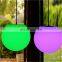 luminous balls to battery/wholesale hanging lights decorative led lamp outdoor garden plastic glowing ball