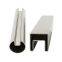 Stainless Steel Groove Tube Special-shaped Tube Custom Cutting Square Tube Single Groove Oval
