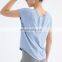 Custom women Breathable Short Sleeve Loose Gym Workout Top Quick Dry Casual Tee-shirt Sport Pour Femme Mesh Sports Gym Yoga Tees