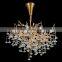 Simple Living Room Restaurant Branch Chandelier Art Glass Led Hanging Light