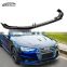 A4 B9 B9.5 Carbon Fiber Front Lip Front Bumper Lip For Audi A4 2019-2023