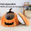 Meow Love Halloween Pumpkin Nest Cat dog Waterproof Winter Warm Pet Calming Bed