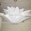 40w acrynic floral pendant light pp material pendant in petal featured shape lamp for home /restaurant