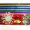 2016 Festive metalic star ribbon bow,10cm dia iridescent fancy bow, gift wrapping paper