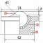 Packaging, Machine tool, Rubber, Textile Equipment using SP45 Heavy-duty weighing bull eyeball