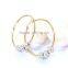 Crystal Hoop Earring Christmas Gift Items Large Gold Hoop Earrings