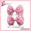 Beautiful hair accessories wholesale mini bow tie hair clip,grosgrain ribbon hair bows jewelry