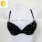 Black Dot Padded Women Bra,sexy Lady Bra
