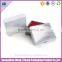 Silver white printing paper cosmetics box,cosmetic packaging box