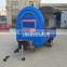 blue 7.6*5.5ft food cart beach food truck hot dog Hamburger ice cream traction cart By China's largest factory