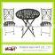 2015 metal folding table set black metal table outdoor metal table