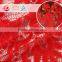 nylon cotton red 3D guipure lace fabric wholesale for bridal dress