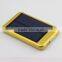 Wholesale Ultra Slim Metal Portable Solar Charger Solar Power Bank 6000mAh For Mobile Phone