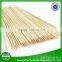 eco-friendly polished round bamboo sticks for BBQ with sharp point (3.0*200mm,2.5*200mm)