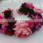 women Fashion tiara flower crown headband women wedding garland crown handband for girls