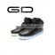 GD China supplier high top seven colors in one shoes shining LED shoes