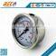 All 304/316 stainless steel steam pressure gauge fuel pressure gauge