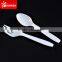 Plastic silver cutlery disposable fork and knife set