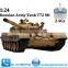 2.4G rc airsoft tank 1:24 rc tank T72 VS Tank with shooting BB Russian Tank T72 M1