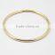 Boho Women PVD Gold Plating Thin Cuff Bangle Bracelet