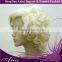 short curly white color lace front synthetic hair wigs on sale