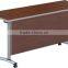 Flexible stainless steel frame wooden school folding table                        
                                                Quality Choice